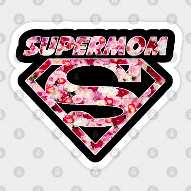 Mom Is Super Sticker by graficklisensick666